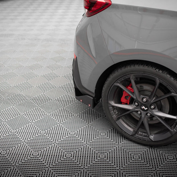 Bakre Sidosplitters V.4 + Flaps för Hyundai I30 N Hatchback Mk3 Facelift