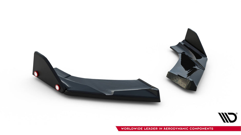 Bakre Sidosplitters V.4 + Flaps för Hyundai I30 N Hatchback Mk3 Facelift