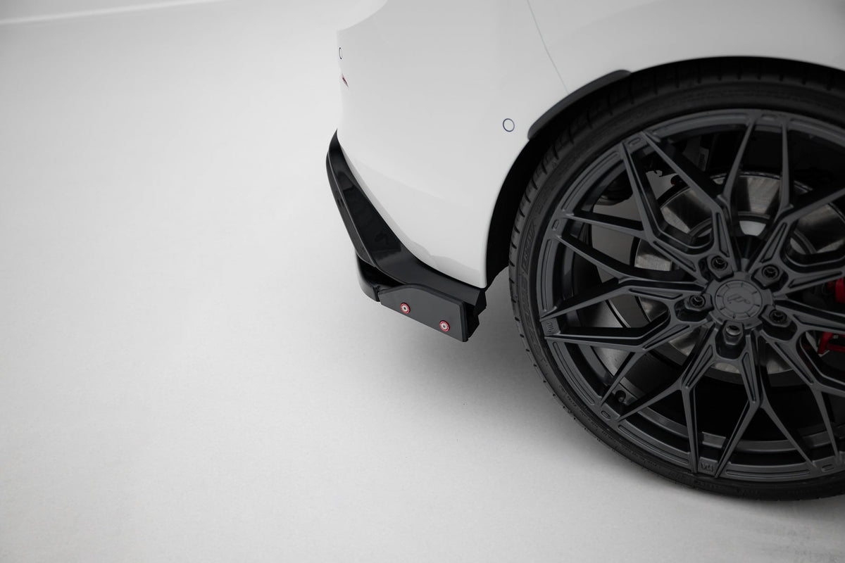 Bakre Sidosplitters V.4 + Flaps för Volkswagen Golf GTI / GTE Mk8  Fits only with : VW-GO-8-GTI-RS2