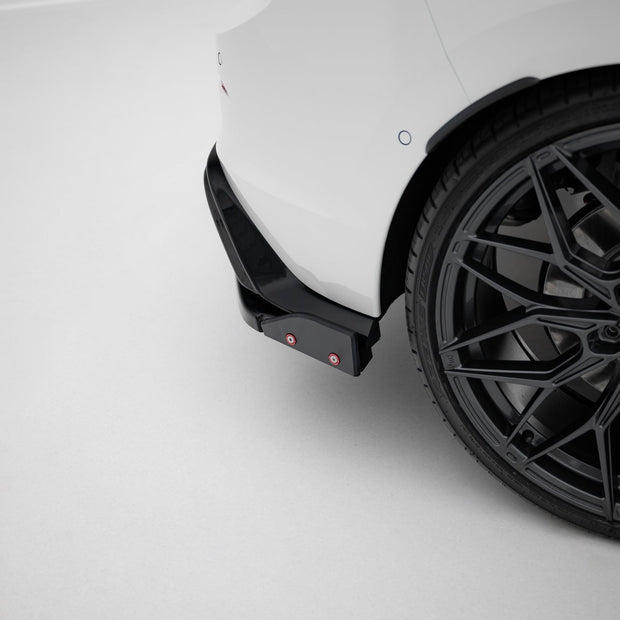 Bakre Sidosplitters V.4 + Flaps för Volkswagen Golf GTI / GTE Mk8  Fits only with : VW-GO-8-GTI-RS2