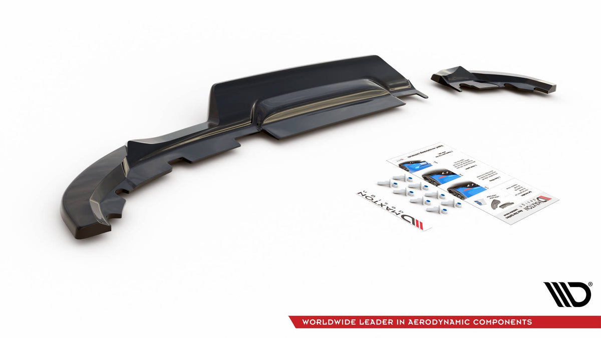 Bakre Splitter (With Vertical Bars) för Renault Clio Mk5
