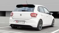 Bakre Splitter (With Vertical Bars) för Volkswagen Polo GTI / R-line Mk6