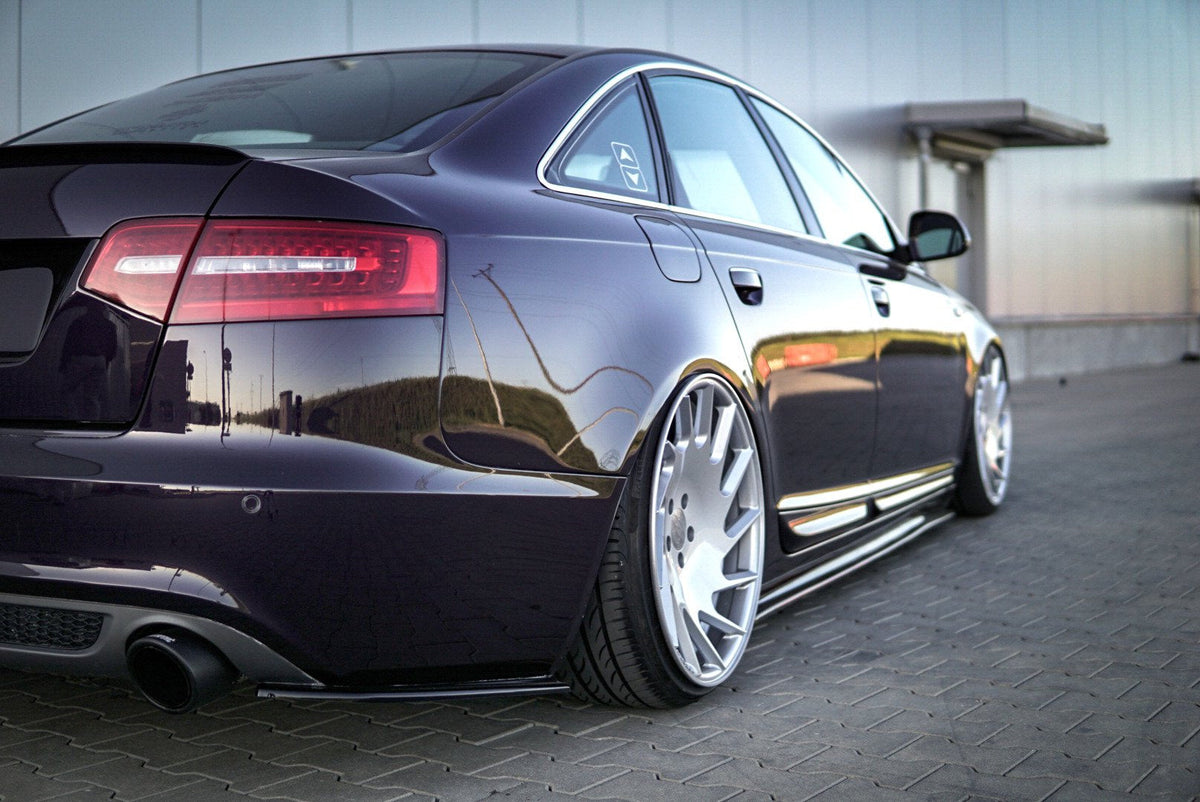 Bakre Sidosplitters för Audi A6 S-Line C6 / C6 Facelift Sedan / Avant