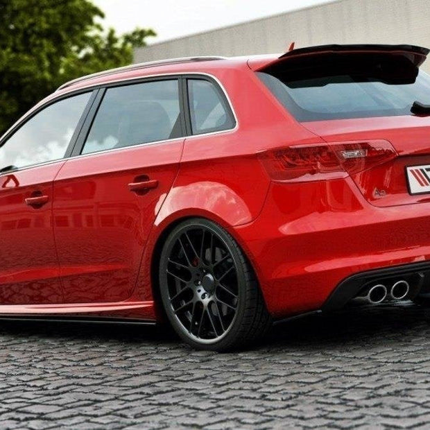 Bakre Sidosplitters för Audi S3 / A3 S-Line 8V Hatchback / Sportback