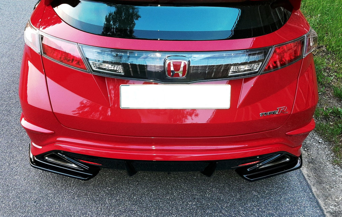 Bakre Sidosplitters för Honda Civic Mk8 TYPE-R GP