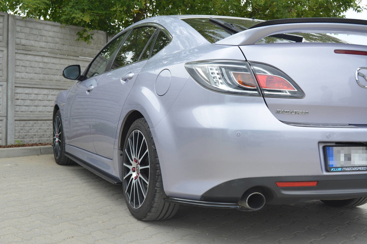 Bakre Sidosplitters för Mazda 6 Mk2 Sport HATCH (GH-SERIES)