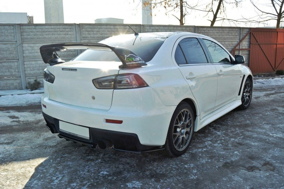 Bakre Sidosplitters för Mitsubishi Lancer Evo X