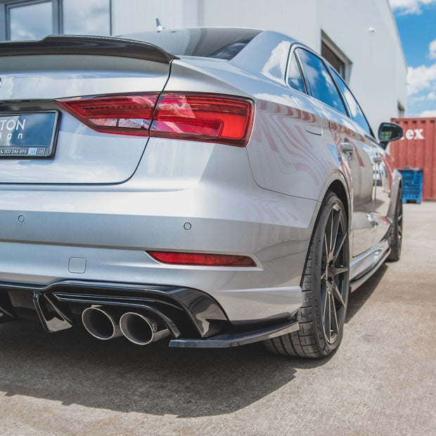 Bakre Sidosplitters V.2 för Audi S3 Sedan 8V Facelift