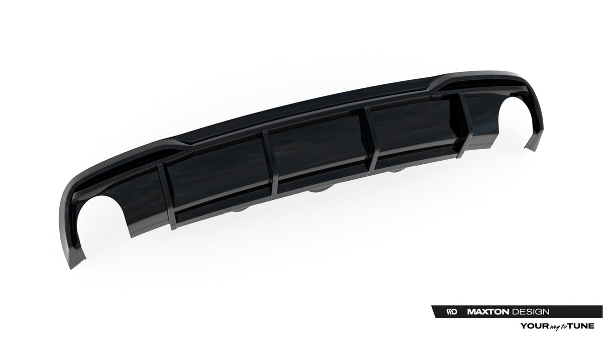 Rear Valance för Audi A5 Sportback 8T Facelift (Version with single Exhausts on both sides)