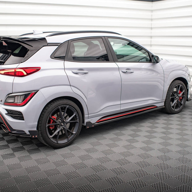 Sidokjolar Diffusers V.1 + Flaps för Hyundai Kona N Mk1