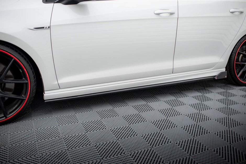 Sidokjolar Diffusers V.3 + Flaps för Volkswagen Golf R / R-Line Mk7
