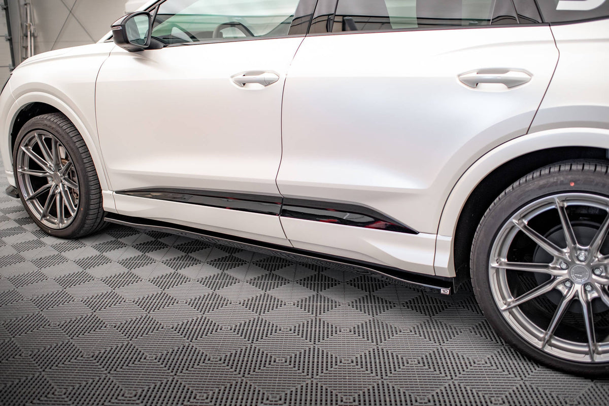 Sidokjolar Diffusers för Audi Q4 e-tron Sportback S-line Mk1