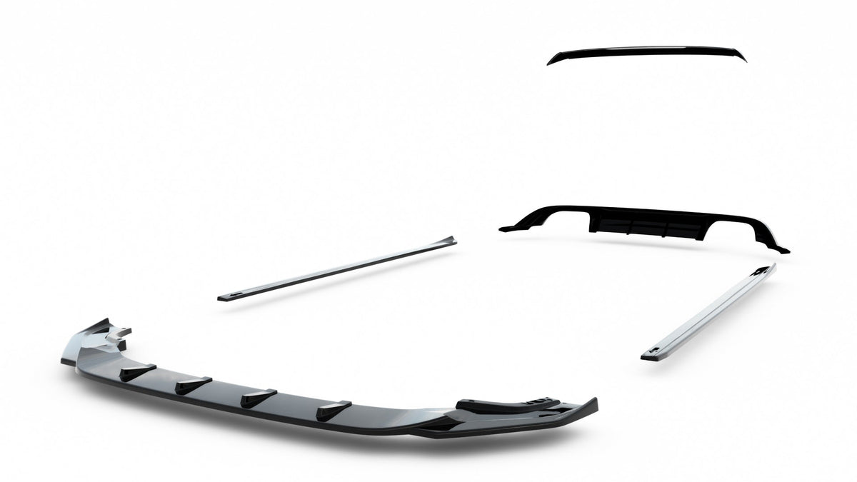 Splitter-kit V.2 för Volkswagen Golf R Hatchback Mk7 Facelift