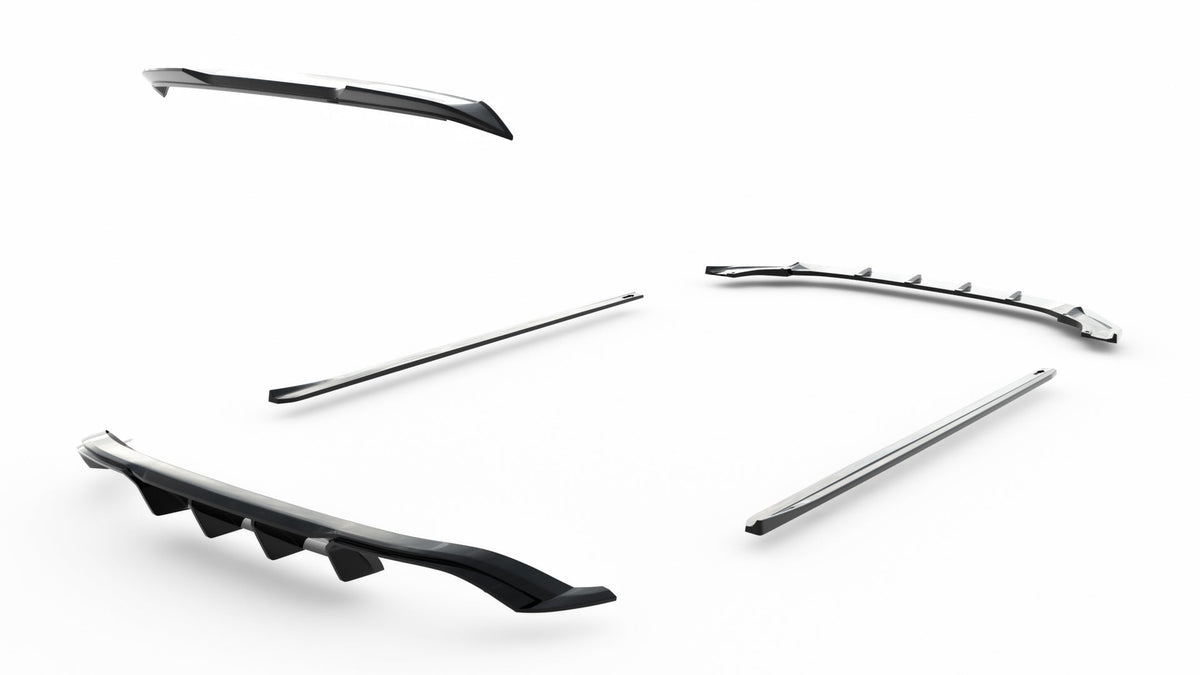 Splitter-kit V.2 för Volkswagen Golf R Hatchback Mk7 Facelift