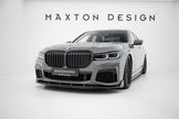Prepreg Carbon Fiber Frontläpp + Abs Splitter för BMW 7 M-Pack G11 Facelift