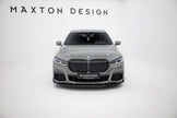 Prepreg Carbon Fiber Frontläpp + Abs Splitter för BMW 7 M-Pack G11 Facelift