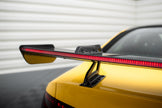 Kolfiberspoiler med övre swan-fäste + LED för Audi A5 Coupe 8T