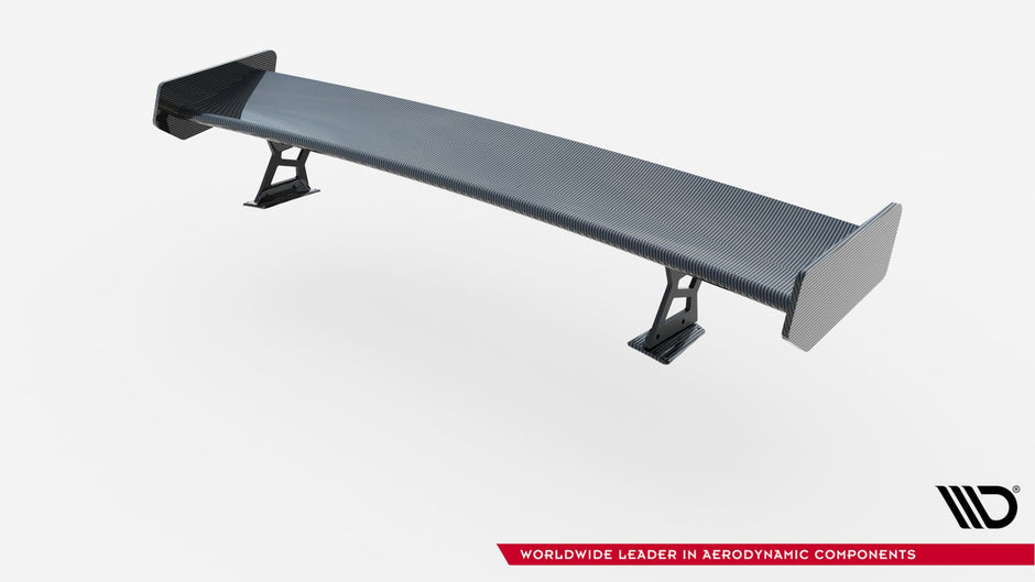 Kolfiberspoiler med yttre fästen + LED för BMW 3 Coupe E46