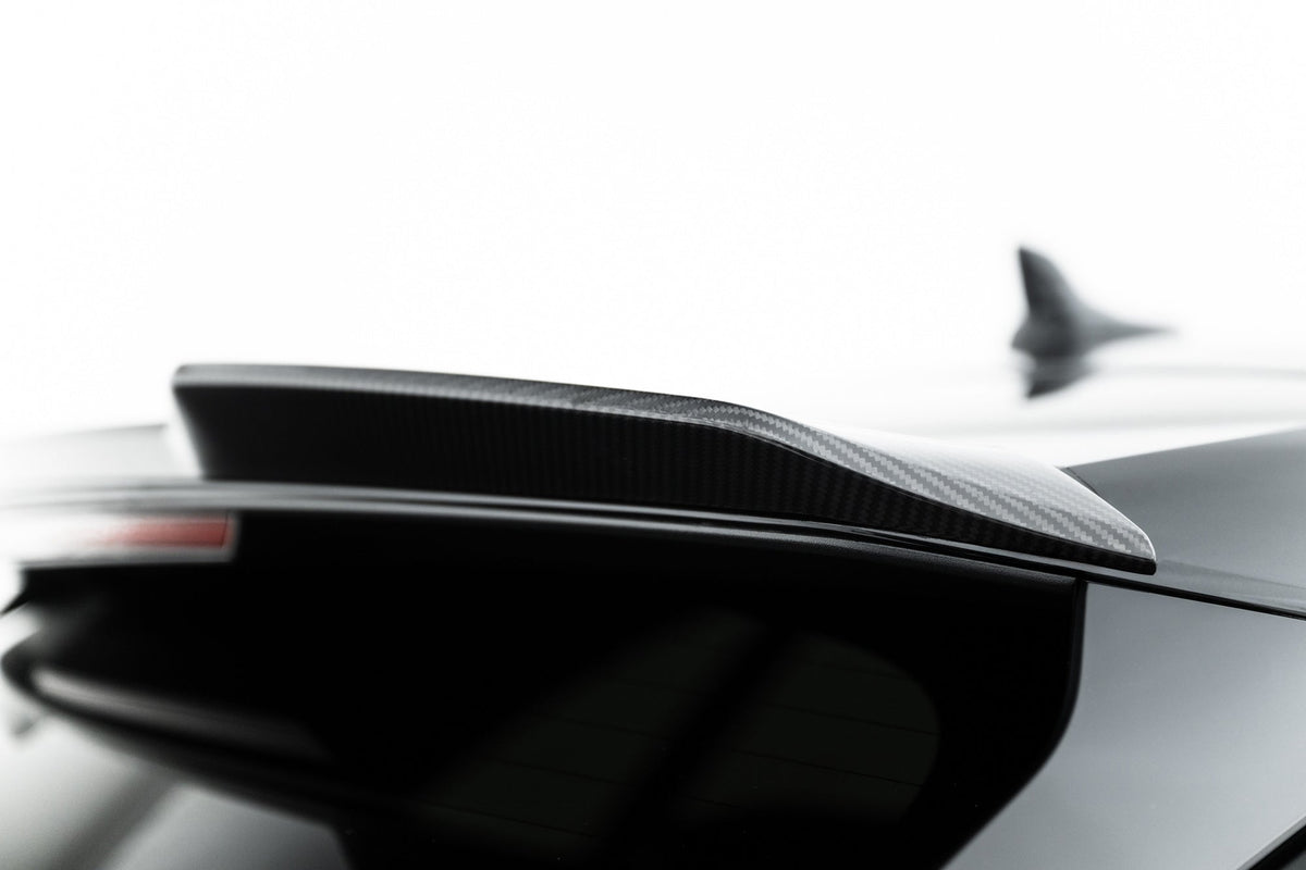 Prepreg Carbon Fiber Tailgate Spoiler (Upper) för Audi SQ8 / Q8 S-Line Mk1 Facelift