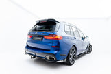 Carbon Bakre Diffuser Prepreg för BMW X7 M-Pack G07 / G07 Facelift (with tow hook)