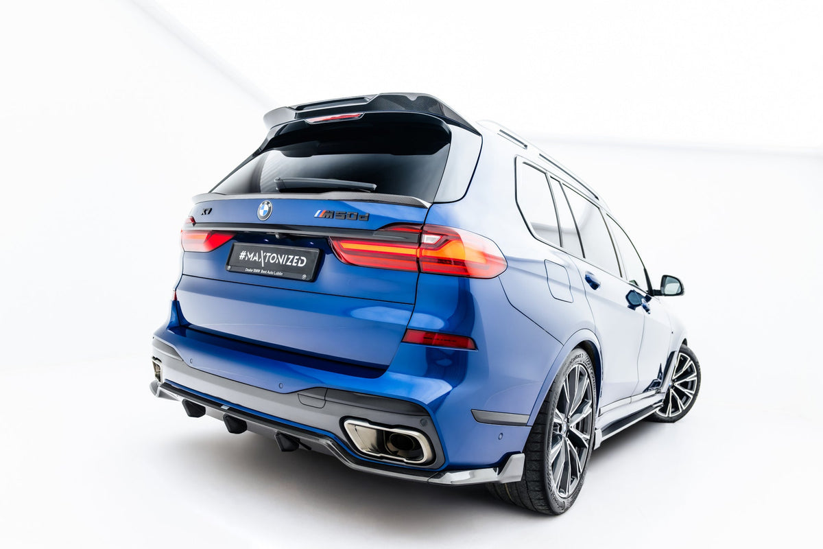 Carbon Bakre Diffuser Prepreg för BMW X7 M-Pack G07 / G07 Facelift (with tow hook)
