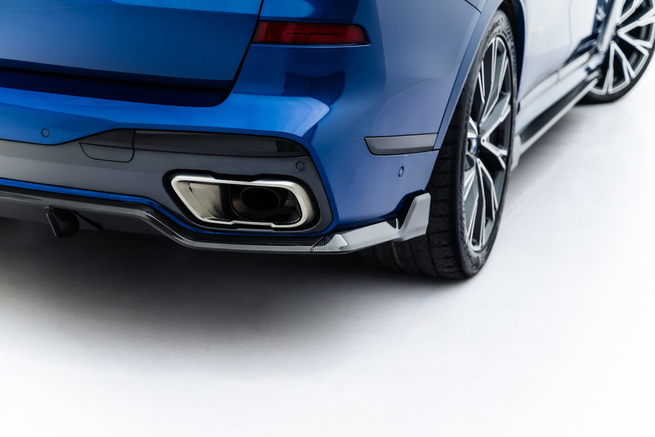 Carbon Bakre Diffuser Prepreg för BMW X7 M-Pack G07 / G07 Facelift (with tow hook)