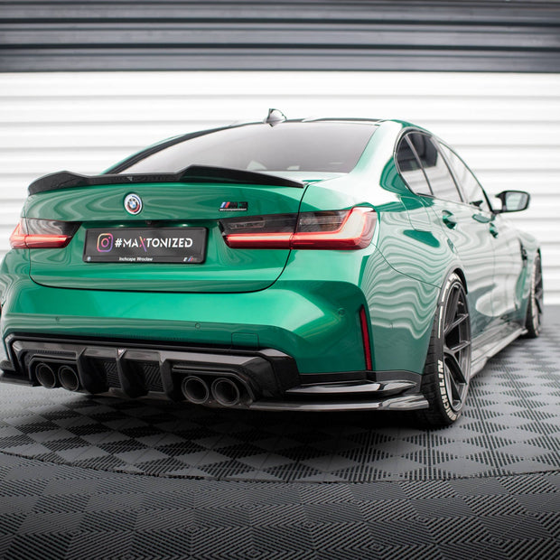 Prepreg Carbon Fiber Bakre Diffuser för BMW M3 Sedan / Touring G80 / G81