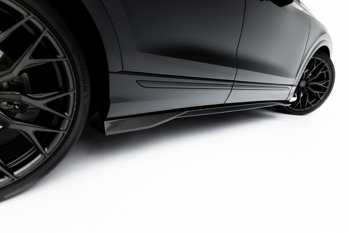 Set Of Prepreg Carbon Splitters för Audi Q8 S-Line Mk1 Facelift