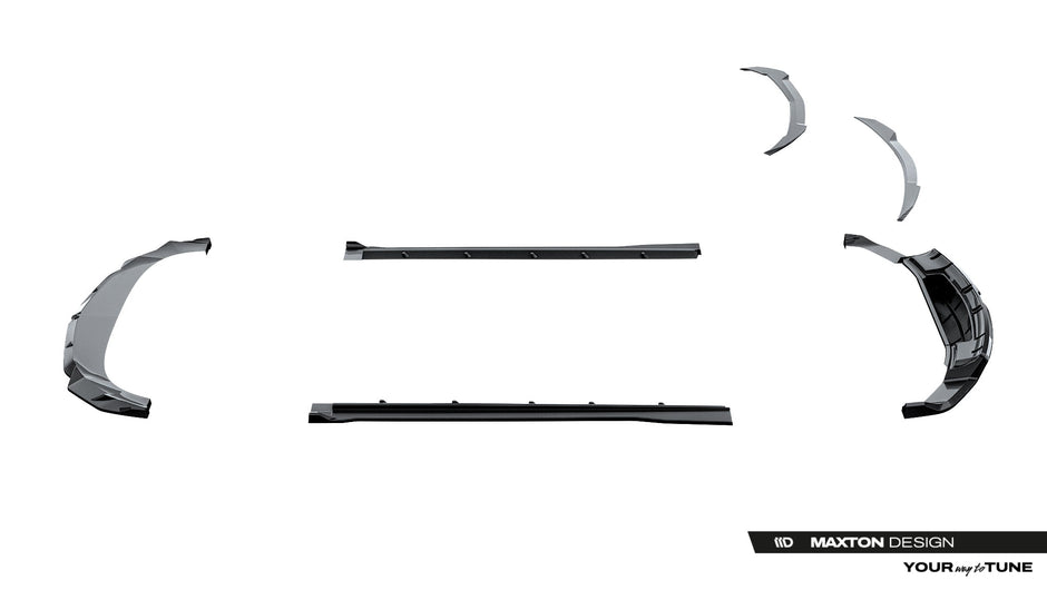 Set of Prepreg Carbon Splitters för Lamborghini Urus Mk1