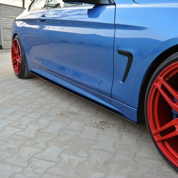 Racing Sidokjolar Diffusers för BMW 4 Coupe / Gran Coupe / Cabrio M-Pack F32 / F36 / F33