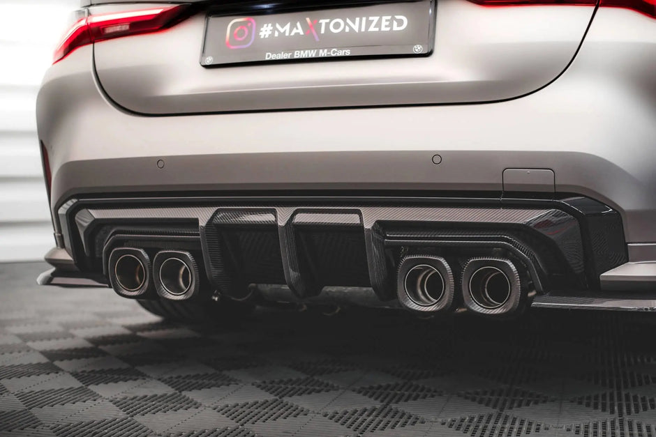 BMW M4 G82 / M3 G80 2021+ Kolfiber Diffuser Maxton Design Maxton Design