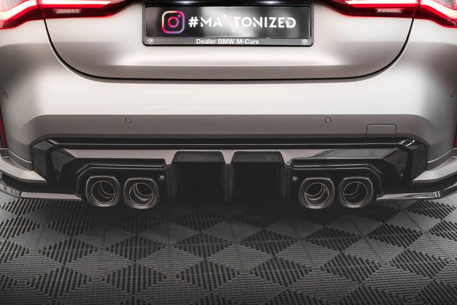BMW M4 G82 / M3 G80 2021+ Kolfiber Diffuser Maxton Design Maxton Design