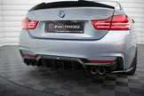Maxton Design Diffusor V1 – BMW 4-Serie F32/F36 M-Sport (Dubbla utblås båda sidor) Maxton Design