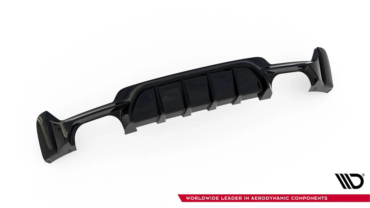 Maxton Design Diffusor V1 – BMW 4-Serie F32/F36 M-Sport (Dubbla utblås båda sidor) Maxton Design