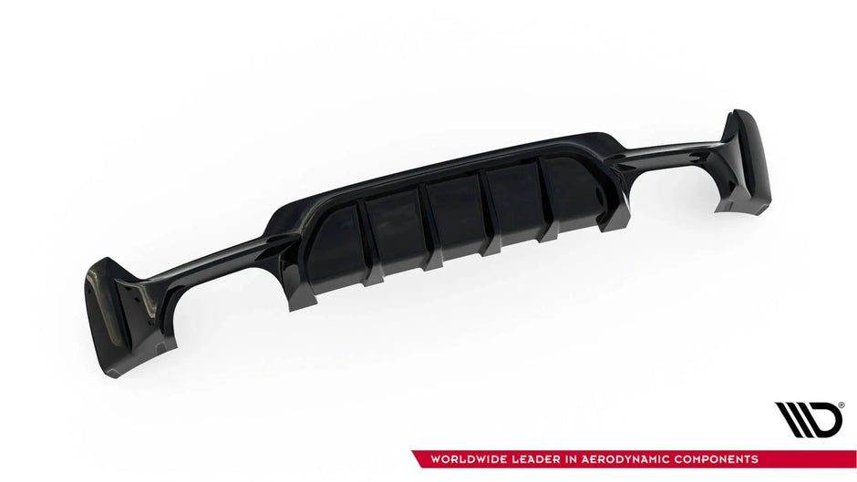 Maxton Design Diffusor V1 – BMW 4-Serie F32/F36 M-Sport (Dubbla utblås båda sidor) Maxton Design