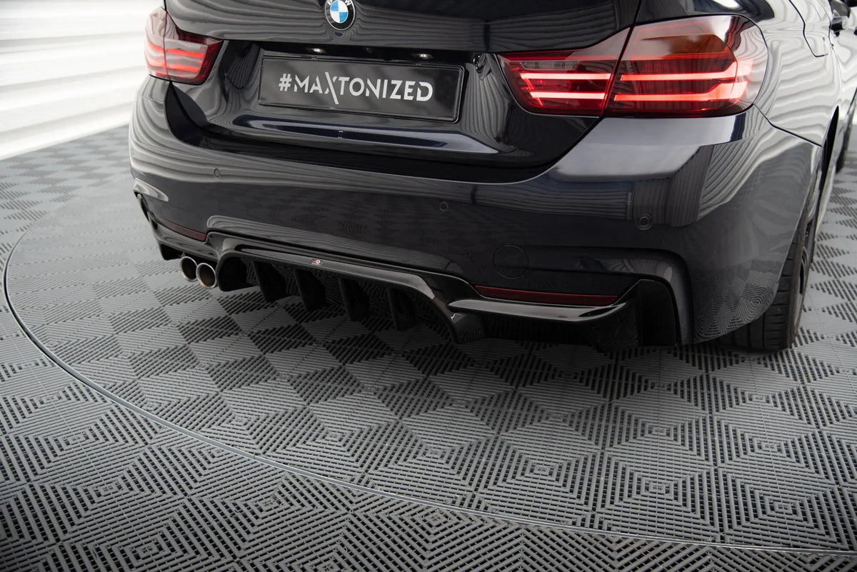 Maxton Design Diffusor V1 – BMW 4-Serie F32/F36 M-Sport (Dubbla utblås vänster) Maxton Design