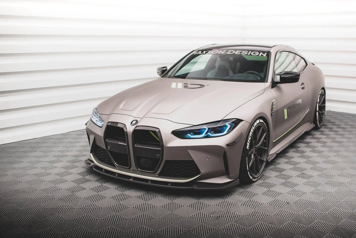 BMW M4 G82 / M3 G80 2021+ Kolfiber Frontsplitter Maxton Design Maxton Design
