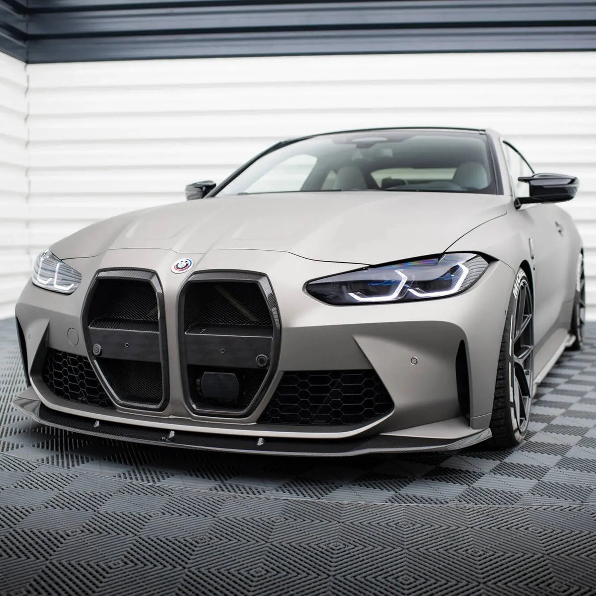 BMW M4 G82 / M3 G80 / G81 2021+ Kolfiber Frontsplitter Maxton Design Maxton Design