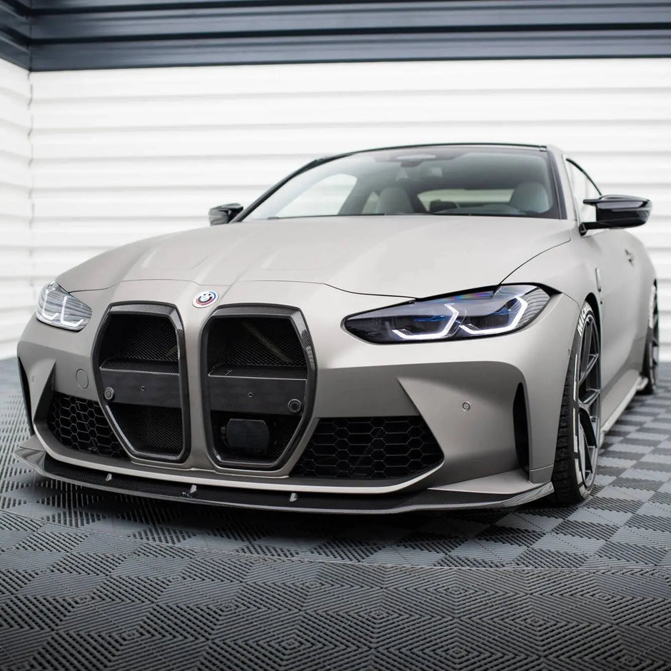 BMW M4 G82 / M3 G80 / G81 2021+ Kolfiber Frontsplitter Maxton Design Maxton Design