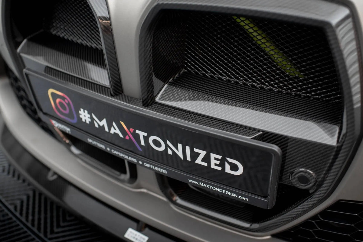 BMW M4 G82 / M3 G80 / G81 2021+ Kolfiber grill Maxton Design Maxton Design