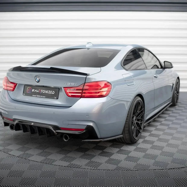 Bakre Sidoextensions V4 / Hörnläppar | BMW F32 M-Sport | Maxton Design Maxton Design