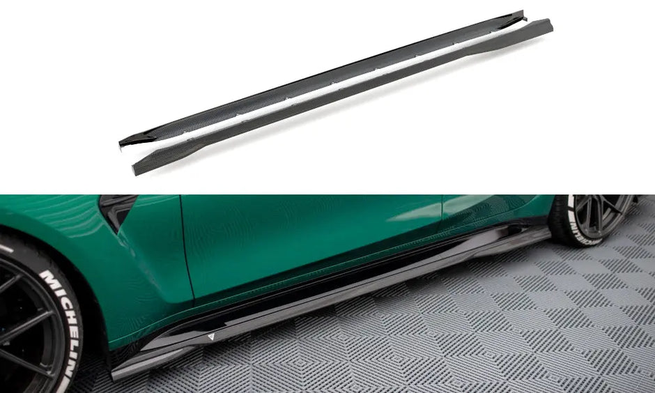 BMW M3 G80 2021+ Sidokjolar Maxton Design Maxton Design