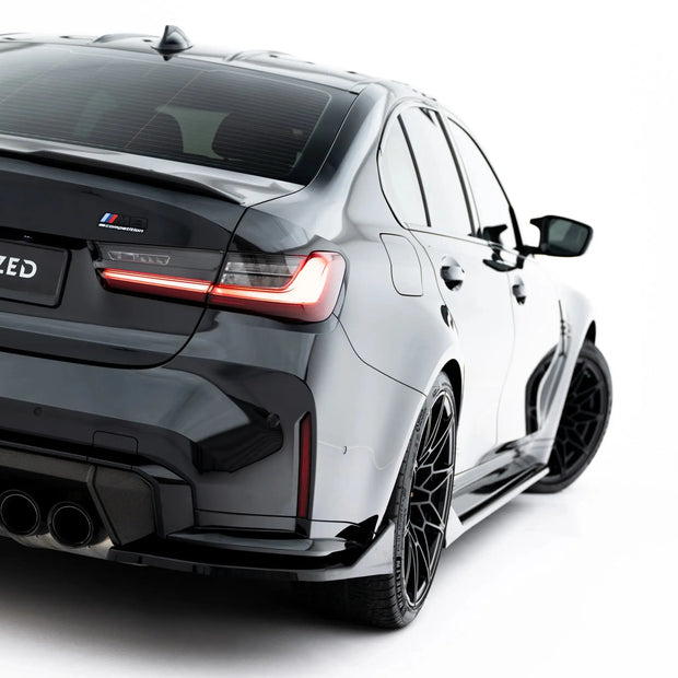 BMW M3 Sedan / Touring G80 / G81 2021- Bakre kjolpaket v5 Maxton Design Maxton Design