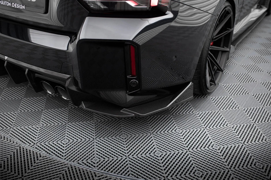 Maxton Design Kolfiber Bakre Sidoextensions V1 – BMW M2 G87 (2023+) Maxton Design