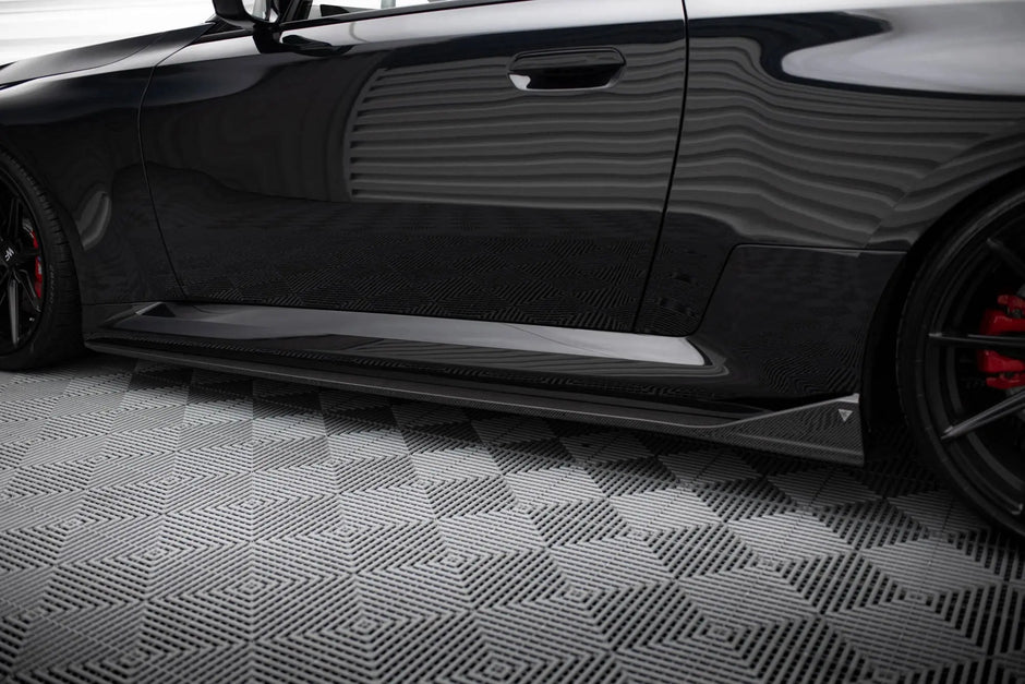 Maxton Design Kolfiber Sidokjolar Sidoextensions – BMW M2 G87 (2023+) Maxton Design