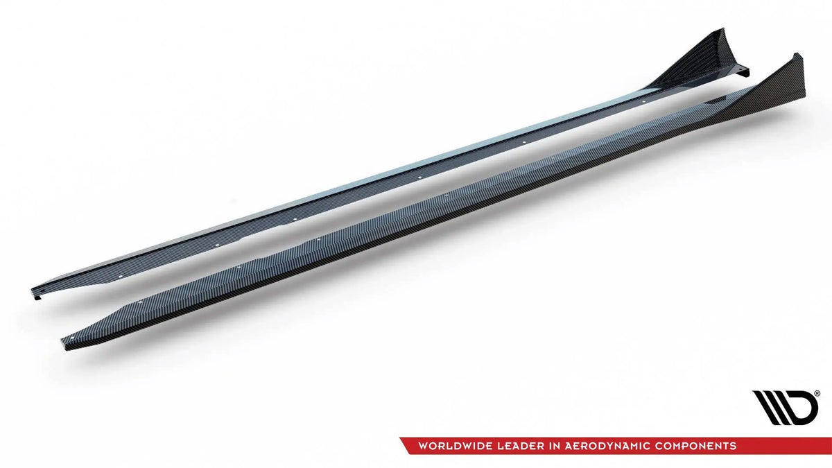 Maxton Design Kolfiber Sidokjolar Sidoextensions – BMW M2 G87 (2023+) Maxton Design