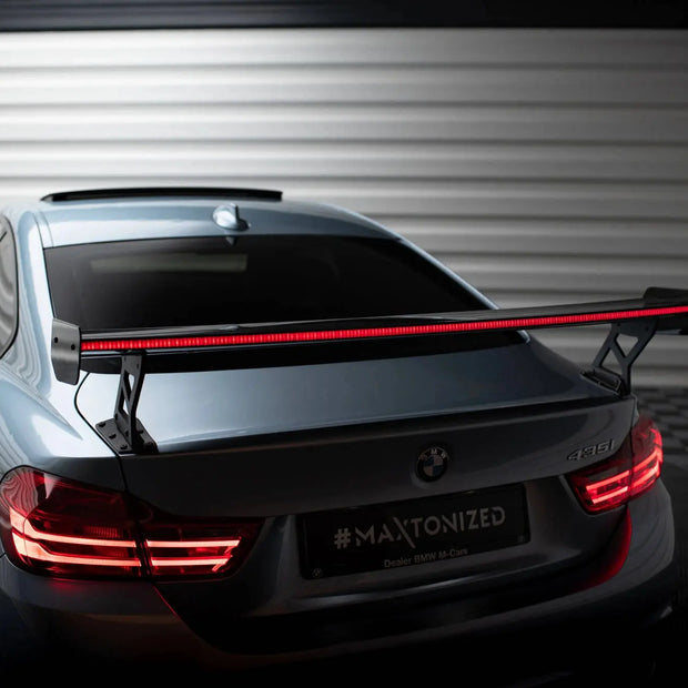 Maxton Design Kolfibervinge med LED-Ljus – BMW 4-Serie Coupe F32 (13-20) Maxton Design
