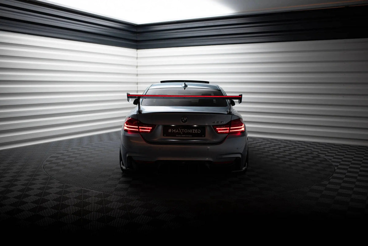 Maxton Design Kolfibervinge med LED-Ljus – BMW 4-Serie Coupe F32 (13-20) Maxton Design