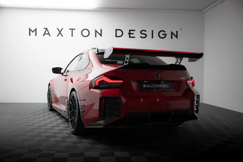 Maxton Design Kolfibervinge Smal Infästning LED – BMW M2 G87 (2023+) Maxton Design