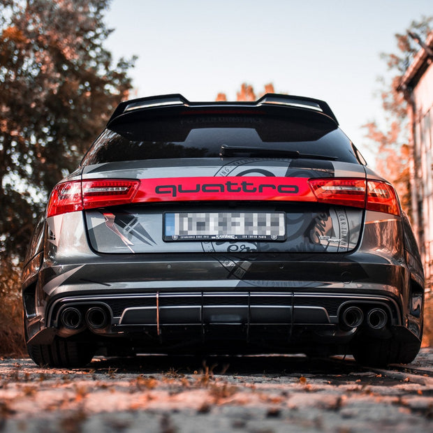 Spoiler för Audi S6 / A6 S-Line C7 / C7 Facelift Avant